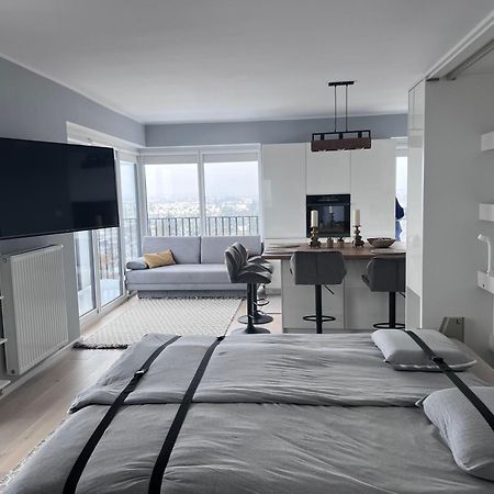 Przytulne Z Widokiem Apartment Szczecin Luaran gambar