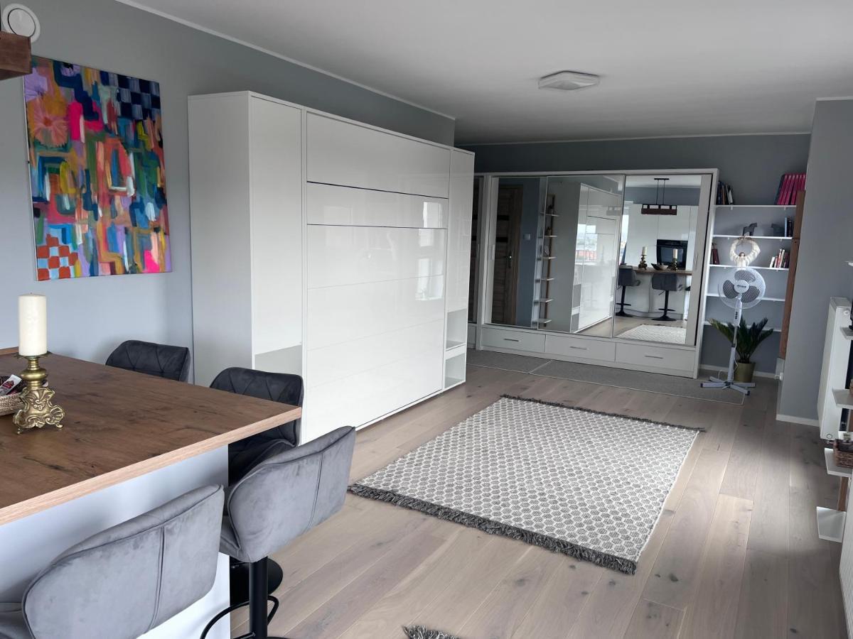 Przytulne Z Widokiem Apartment Szczecin Luaran gambar