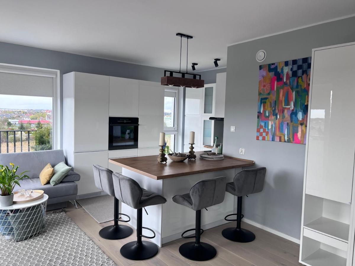 Przytulne Z Widokiem Apartment Szczecin Luaran gambar