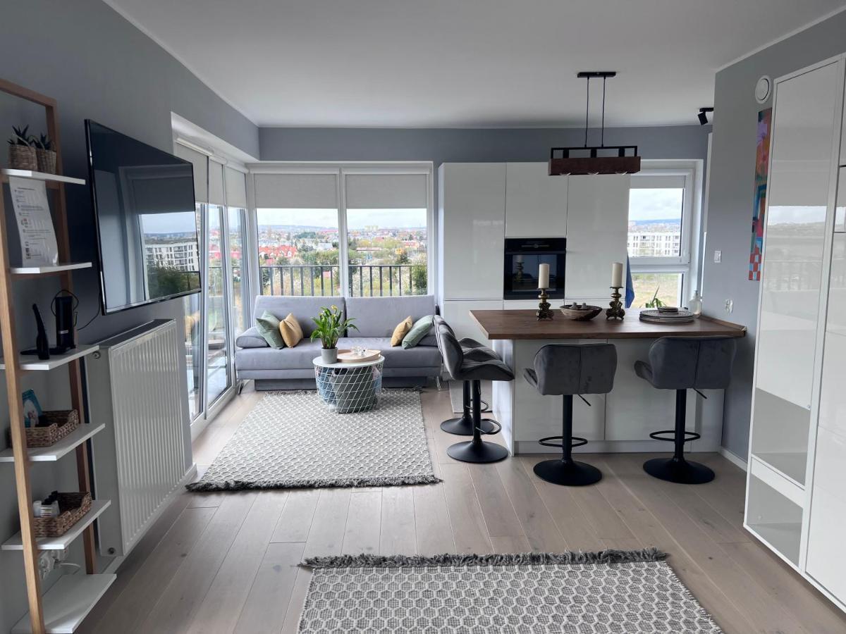 Przytulne Z Widokiem Apartment Szczecin Luaran gambar