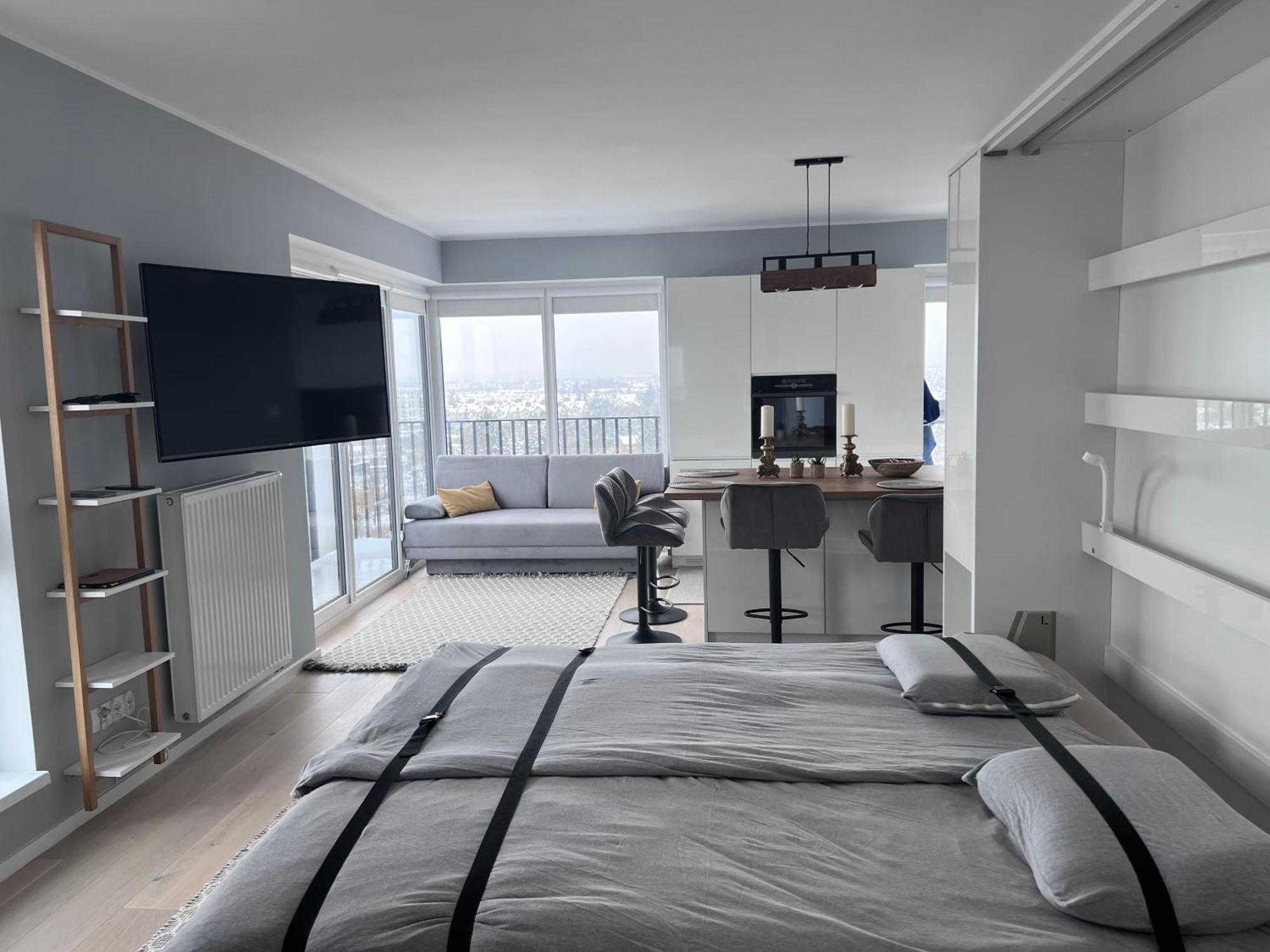 Przytulne Z Widokiem Apartment Szczecin Luaran gambar